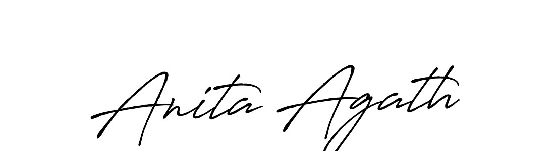 Here are the top 10 professional signature styles for the name Anita Agath. These are the best autograph styles you can use for your name. Anita Agath signature style 7 images and pictures png