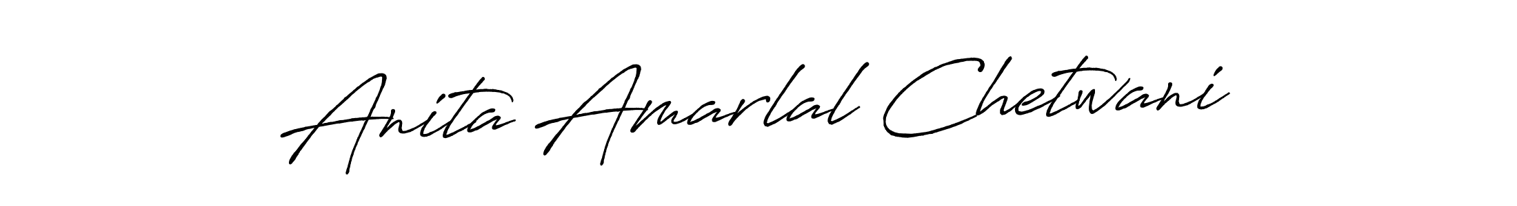 Antro_Vectra_Bolder is a professional signature style that is perfect for those who want to add a touch of class to their signature. It is also a great choice for those who want to make their signature more unique. Get Anita Amarlal Chetwani name to fancy signature for free. Anita Amarlal Chetwani signature style 7 images and pictures png