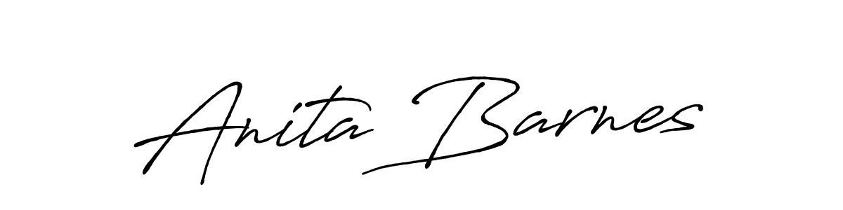 Create a beautiful signature design for name Anita Barnes. With this signature (Antro_Vectra_Bolder) fonts, you can make a handwritten signature for free. Anita Barnes signature style 7 images and pictures png