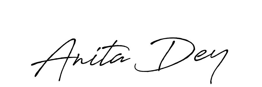 if you are searching for the best signature style for your name Anita Dey. so please give up your signature search. here we have designed multiple signature styles  using Antro_Vectra_Bolder. Anita Dey signature style 7 images and pictures png