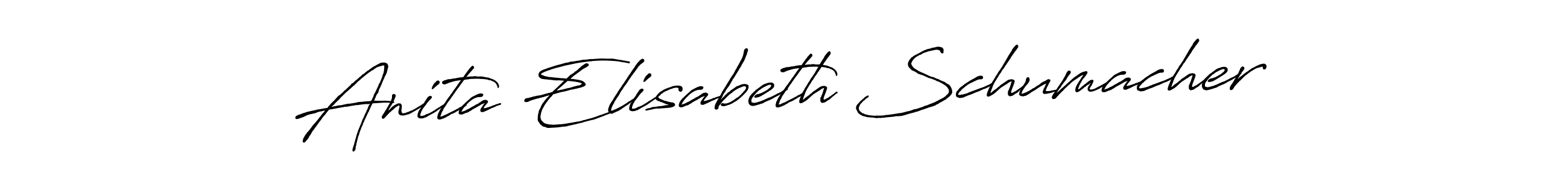 It looks lik you need a new signature style for name Anita Elisabeth Schumacher. Design unique handwritten (Antro_Vectra_Bolder) signature with our free signature maker in just a few clicks. Anita Elisabeth Schumacher signature style 7 images and pictures png