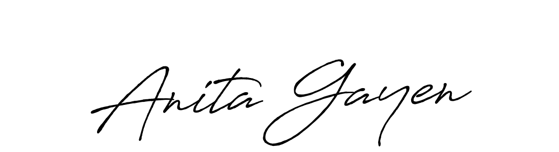 How to Draw Anita Gayen signature style? Antro_Vectra_Bolder is a latest design signature styles for name Anita Gayen. Anita Gayen signature style 7 images and pictures png