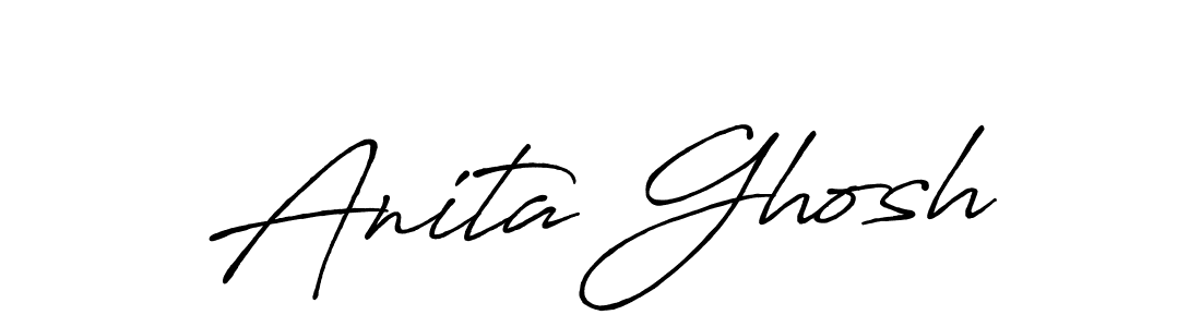 Make a beautiful signature design for name Anita Ghosh. Use this online signature maker to create a handwritten signature for free. Anita Ghosh signature style 7 images and pictures png