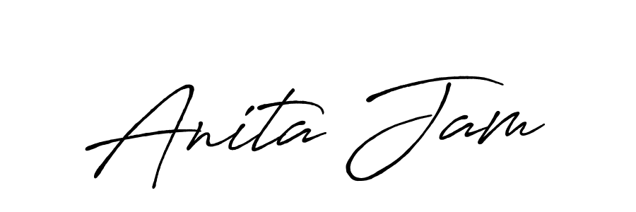 Make a short Anita Jam signature style. Manage your documents anywhere anytime using Antro_Vectra_Bolder. Create and add eSignatures, submit forms, share and send files easily. Anita Jam signature style 7 images and pictures png