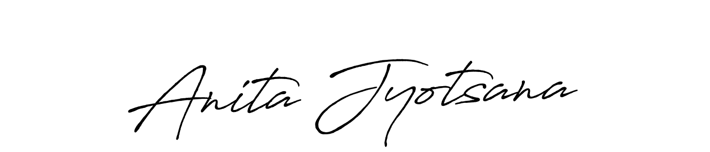 Anita Jyotsana stylish signature style. Best Handwritten Sign (Antro_Vectra_Bolder) for my name. Handwritten Signature Collection Ideas for my name Anita Jyotsana. Anita Jyotsana signature style 7 images and pictures png