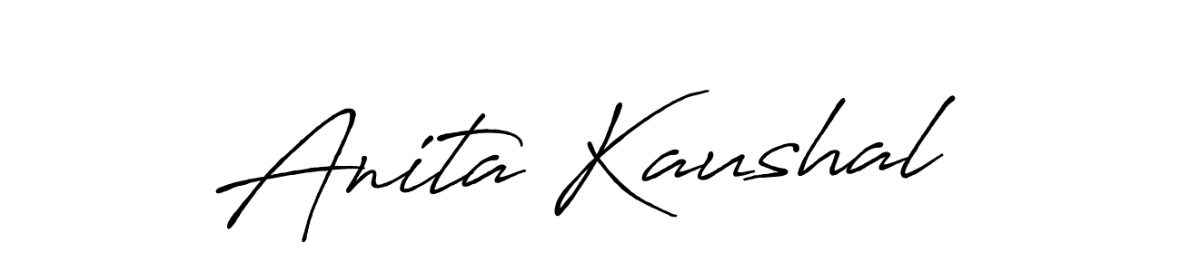How to Draw Anita Kaushal signature style? Antro_Vectra_Bolder is a latest design signature styles for name Anita Kaushal. Anita Kaushal signature style 7 images and pictures png