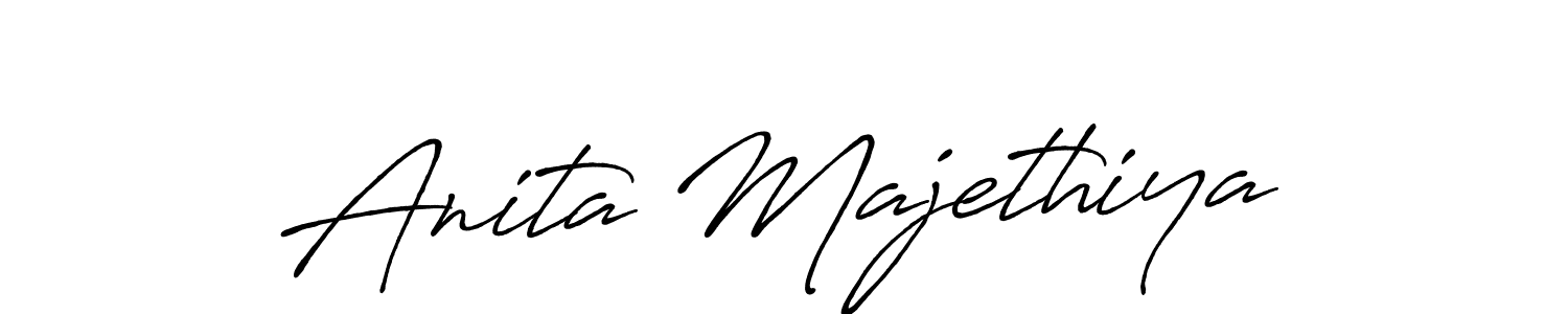 It looks lik you need a new signature style for name Anita Majethiya. Design unique handwritten (Antro_Vectra_Bolder) signature with our free signature maker in just a few clicks. Anita Majethiya signature style 7 images and pictures png