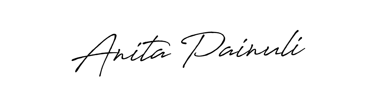 Make a short Anita Painuli signature style. Manage your documents anywhere anytime using Antro_Vectra_Bolder. Create and add eSignatures, submit forms, share and send files easily. Anita Painuli signature style 7 images and pictures png