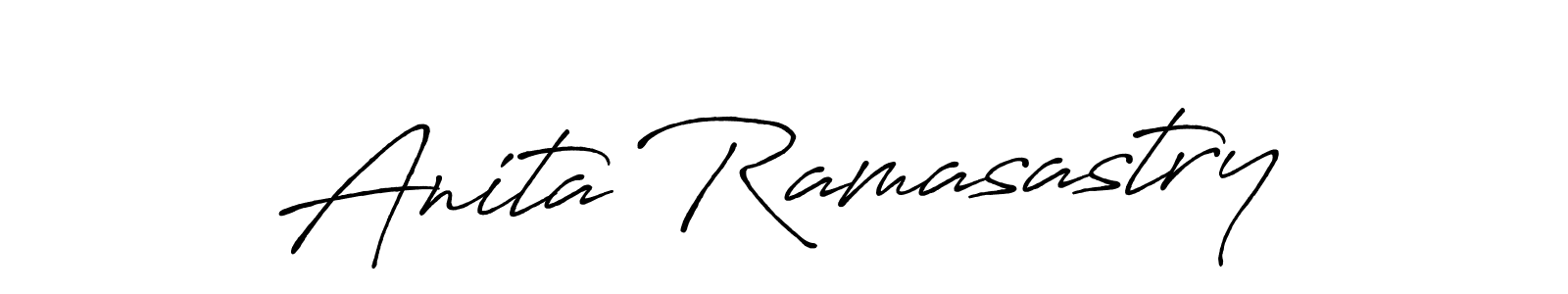 Make a beautiful signature design for name Anita Ramasastry. With this signature (Antro_Vectra_Bolder) style, you can create a handwritten signature for free. Anita Ramasastry signature style 7 images and pictures png