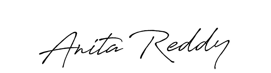 You should practise on your own different ways (Antro_Vectra_Bolder) to write your name (Anita Reddy) in signature. don't let someone else do it for you. Anita Reddy signature style 7 images and pictures png
