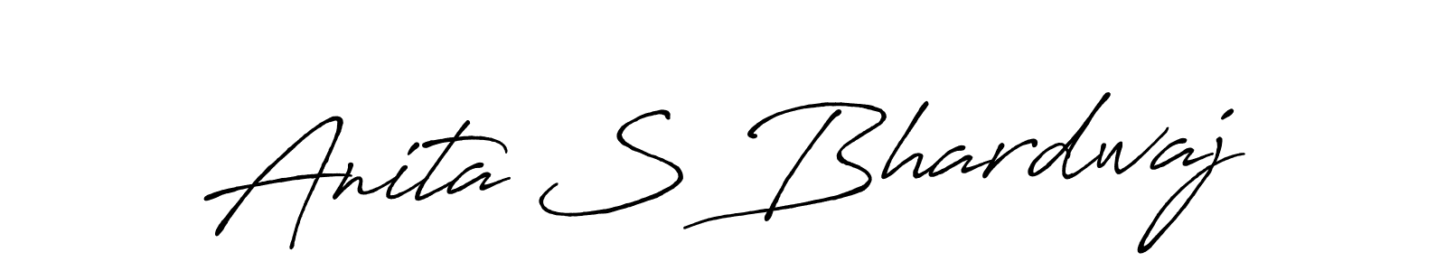 How to make Anita S Bhardwaj signature? Antro_Vectra_Bolder is a professional autograph style. Create handwritten signature for Anita S Bhardwaj name. Anita S Bhardwaj signature style 7 images and pictures png