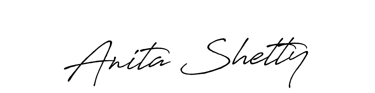 The best way (Antro_Vectra_Bolder) to make a short signature is to pick only two or three words in your name. The name Anita Shetty include a total of six letters. For converting this name. Anita Shetty signature style 7 images and pictures png