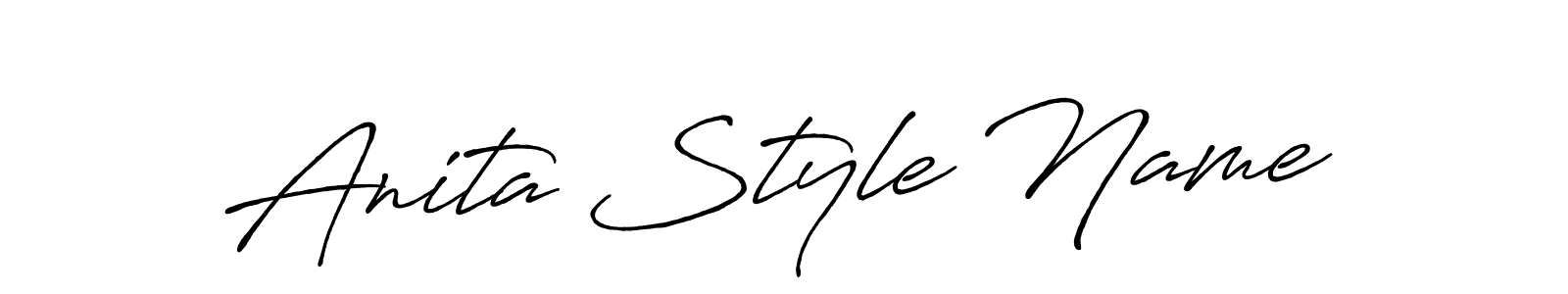 It looks lik you need a new signature style for name Anita Style Name. Design unique handwritten (Antro_Vectra_Bolder) signature with our free signature maker in just a few clicks. Anita Style Name signature style 7 images and pictures png