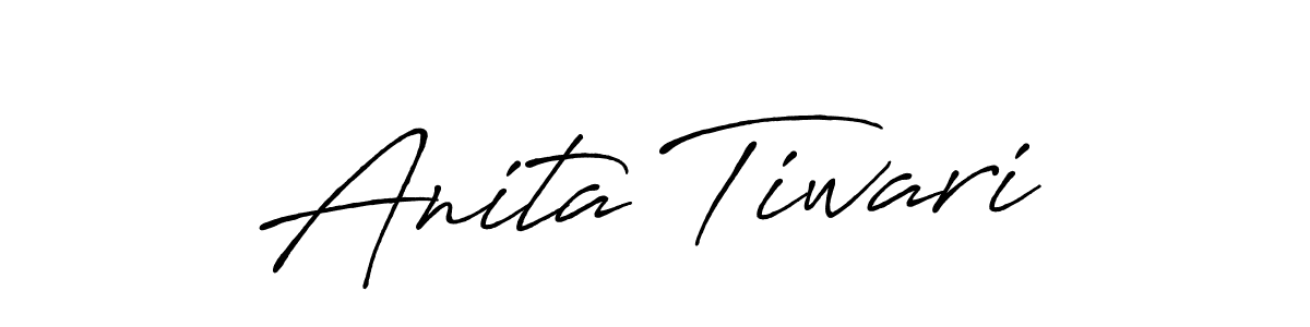 Make a short Anita Tiwari signature style. Manage your documents anywhere anytime using Antro_Vectra_Bolder. Create and add eSignatures, submit forms, share and send files easily. Anita Tiwari signature style 7 images and pictures png