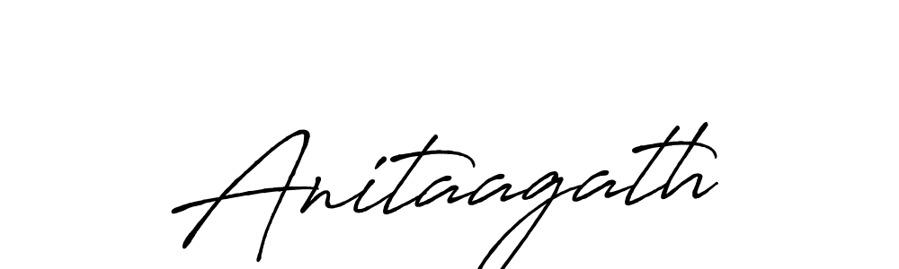 Create a beautiful signature design for name Anitaagath. With this signature (Antro_Vectra_Bolder) fonts, you can make a handwritten signature for free. Anitaagath signature style 7 images and pictures png