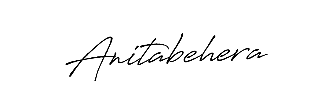 How to make Anitabehera signature? Antro_Vectra_Bolder is a professional autograph style. Create handwritten signature for Anitabehera name. Anitabehera signature style 7 images and pictures png