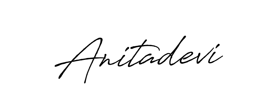 How to make Anitadevi signature? Antro_Vectra_Bolder is a professional autograph style. Create handwritten signature for Anitadevi name. Anitadevi signature style 7 images and pictures png