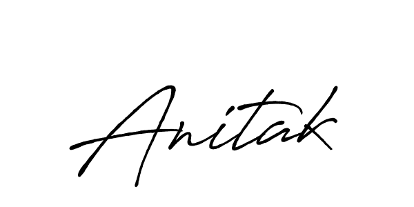 The best way (Antro_Vectra_Bolder) to make a short signature is to pick only two or three words in your name. The name Anitak include a total of six letters. For converting this name. Anitak signature style 7 images and pictures png