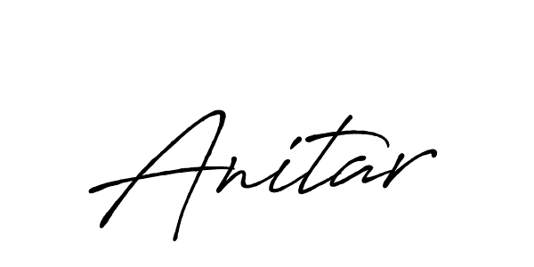 Design your own signature with our free online signature maker. With this signature software, you can create a handwritten (Antro_Vectra_Bolder) signature for name Anitar. Anitar signature style 7 images and pictures png