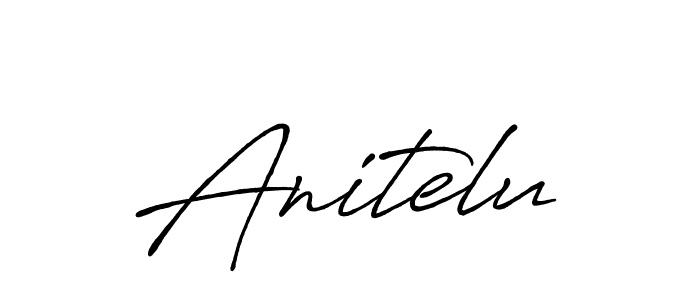 Also You can easily find your signature by using the search form. We will create Anitelu name handwritten signature images for you free of cost using Antro_Vectra_Bolder sign style. Anitelu signature style 7 images and pictures png