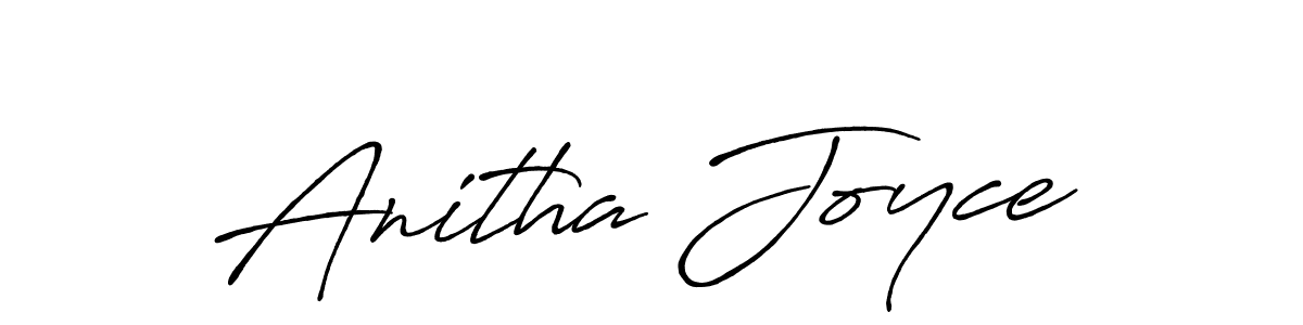 Design your own signature with our free online signature maker. With this signature software, you can create a handwritten (Antro_Vectra_Bolder) signature for name Anitha Joyce. Anitha Joyce signature style 7 images and pictures png