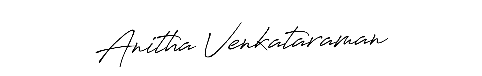 Anitha Venkataraman stylish signature style. Best Handwritten Sign (Antro_Vectra_Bolder) for my name. Handwritten Signature Collection Ideas for my name Anitha Venkataraman. Anitha Venkataraman signature style 7 images and pictures png