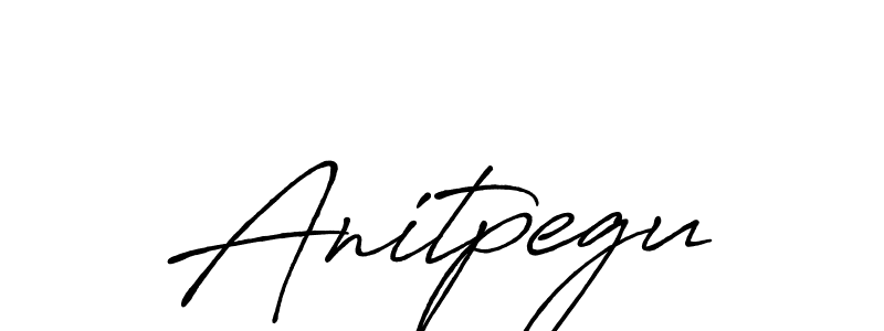 Use a signature maker to create a handwritten signature online. With this signature software, you can design (Antro_Vectra_Bolder) your own signature for name Anitpegu. Anitpegu signature style 7 images and pictures png