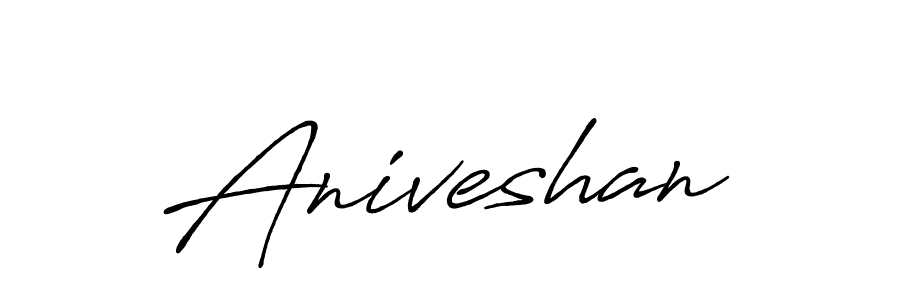 Design your own signature with our free online signature maker. With this signature software, you can create a handwritten (Antro_Vectra_Bolder) signature for name Aniveshan. Aniveshan signature style 7 images and pictures png