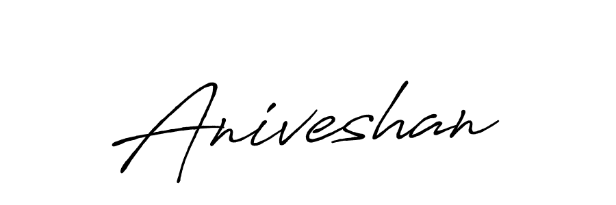 Aniveshan stylish signature style. Best Handwritten Sign (Antro_Vectra_Bolder) for my name. Handwritten Signature Collection Ideas for my name Aniveshan. Aniveshan signature style 7 images and pictures png