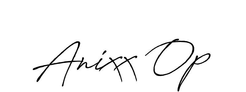 Also You can easily find your signature by using the search form. We will create Anixx Op name handwritten signature images for you free of cost using Antro_Vectra_Bolder sign style. Anixx Op signature style 7 images and pictures png