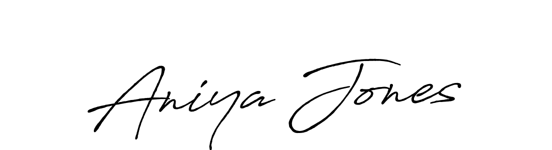 if you are searching for the best signature style for your name Aniya Jones. so please give up your signature search. here we have designed multiple signature styles  using Antro_Vectra_Bolder. Aniya Jones signature style 7 images and pictures png