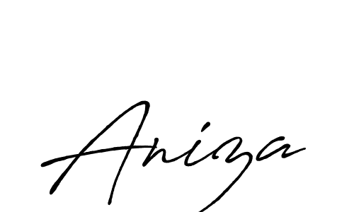 Similarly Antro_Vectra_Bolder is the best handwritten signature design. Signature creator online .You can use it as an online autograph creator for name Aniza. Aniza signature style 7 images and pictures png