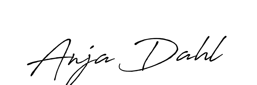 Make a short Anja Dahl signature style. Manage your documents anywhere anytime using Antro_Vectra_Bolder. Create and add eSignatures, submit forms, share and send files easily. Anja Dahl signature style 7 images and pictures png