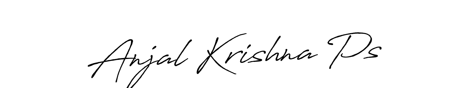 Also You can easily find your signature by using the search form. We will create Anjal Krishna Ps name handwritten signature images for you free of cost using Antro_Vectra_Bolder sign style. Anjal Krishna Ps signature style 7 images and pictures png