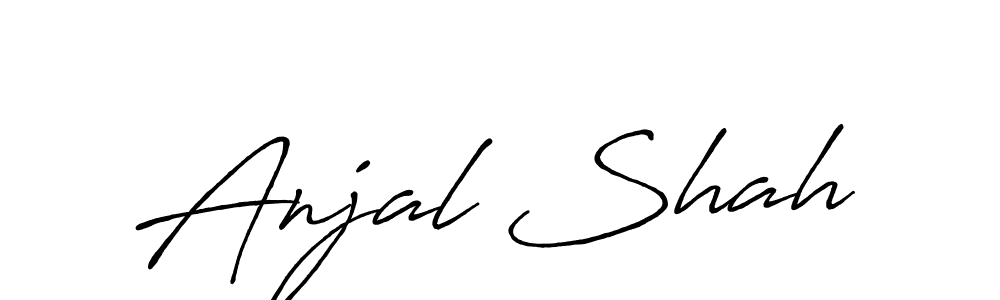 It looks lik you need a new signature style for name Anjal Shah. Design unique handwritten (Antro_Vectra_Bolder) signature with our free signature maker in just a few clicks. Anjal Shah signature style 7 images and pictures png