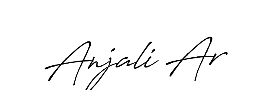 Make a beautiful signature design for name Anjali Ar. With this signature (Antro_Vectra_Bolder) style, you can create a handwritten signature for free. Anjali Ar signature style 7 images and pictures png