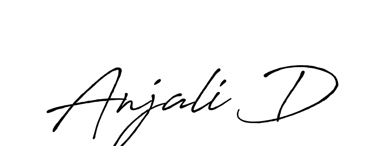 It looks lik you need a new signature style for name Anjali D. Design unique handwritten (Antro_Vectra_Bolder) signature with our free signature maker in just a few clicks. Anjali D signature style 7 images and pictures png