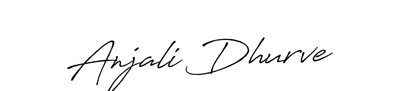 Make a beautiful signature design for name Anjali Dhurve. With this signature (Antro_Vectra_Bolder) style, you can create a handwritten signature for free. Anjali Dhurve signature style 7 images and pictures png