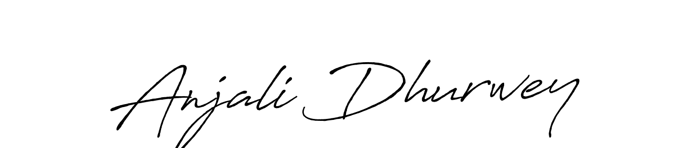 Design your own signature with our free online signature maker. With this signature software, you can create a handwritten (Antro_Vectra_Bolder) signature for name Anjali Dhurwey. Anjali Dhurwey signature style 7 images and pictures png