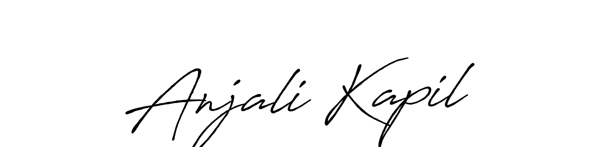 if you are searching for the best signature style for your name Anjali Kapil. so please give up your signature search. here we have designed multiple signature styles  using Antro_Vectra_Bolder. Anjali Kapil signature style 7 images and pictures png