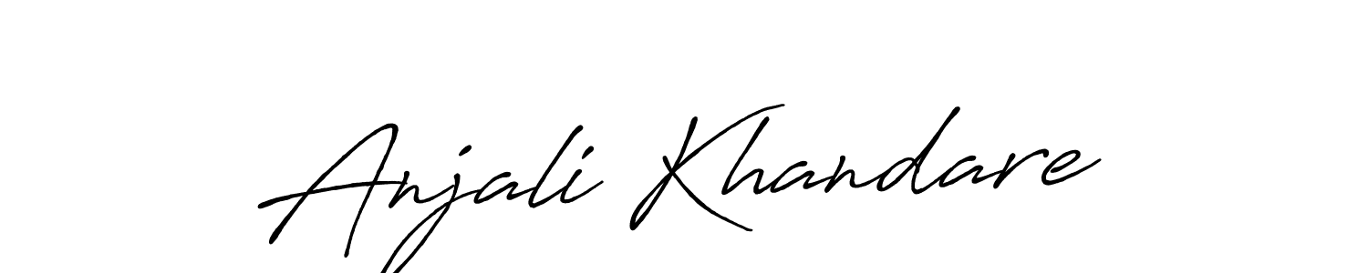 if you are searching for the best signature style for your name Anjali Khandare. so please give up your signature search. here we have designed multiple signature styles  using Antro_Vectra_Bolder. Anjali Khandare signature style 7 images and pictures png