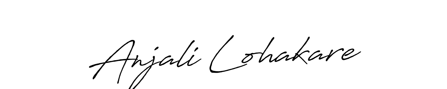 Design your own signature with our free online signature maker. With this signature software, you can create a handwritten (Antro_Vectra_Bolder) signature for name Anjali Lohakare. Anjali Lohakare signature style 7 images and pictures png