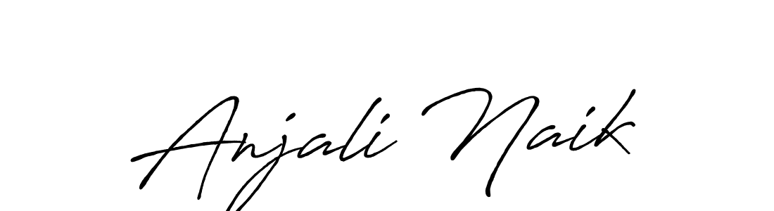 Design your own signature with our free online signature maker. With this signature software, you can create a handwritten (Antro_Vectra_Bolder) signature for name Anjali Naik. Anjali Naik signature style 7 images and pictures png