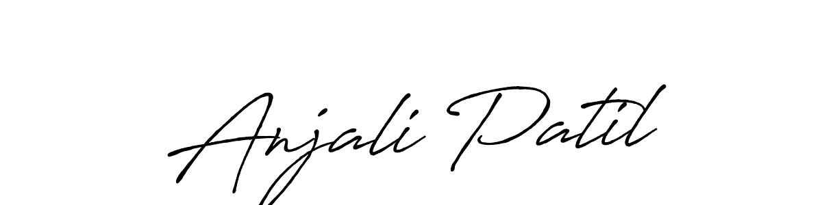 Also You can easily find your signature by using the search form. We will create Anjali Patil name handwritten signature images for you free of cost using Antro_Vectra_Bolder sign style. Anjali Patil signature style 7 images and pictures png