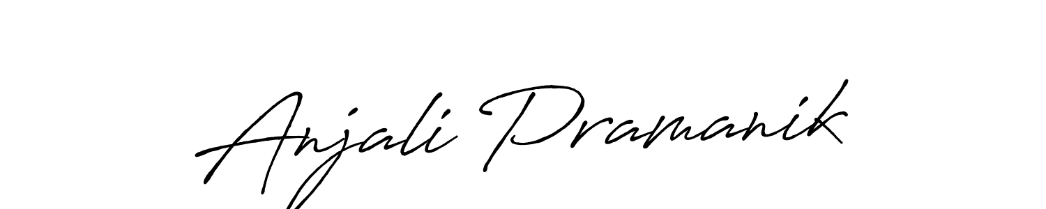 The best way (Antro_Vectra_Bolder) to make a short signature is to pick only two or three words in your name. The name Anjali Pramanik include a total of six letters. For converting this name. Anjali Pramanik signature style 7 images and pictures png