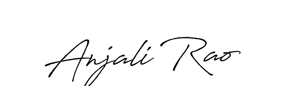 Use a signature maker to create a handwritten signature online. With this signature software, you can design (Antro_Vectra_Bolder) your own signature for name Anjali Rao. Anjali Rao signature style 7 images and pictures png