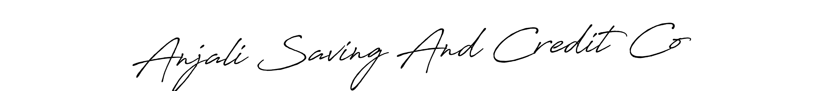 Design your own signature with our free online signature maker. With this signature software, you can create a handwritten (Antro_Vectra_Bolder) signature for name Anjali Saving And Credit Co. Anjali Saving And Credit Co signature style 7 images and pictures png