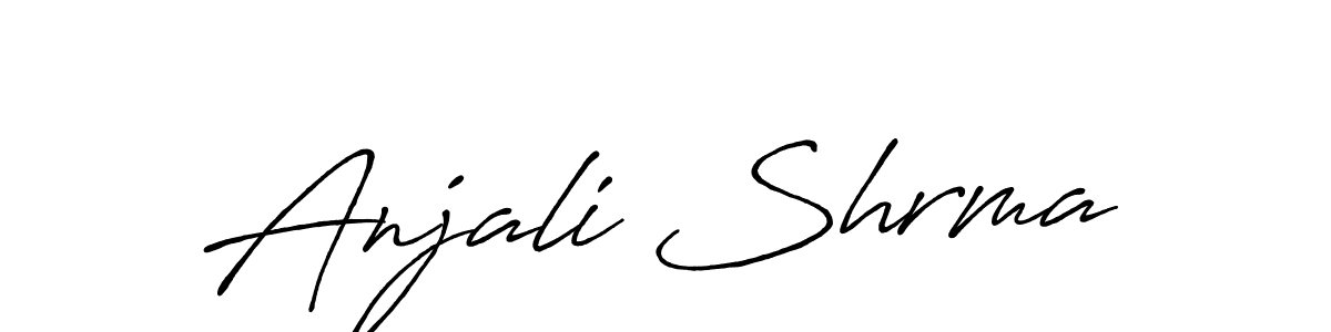 Make a beautiful signature design for name Anjali Shrma. Use this online signature maker to create a handwritten signature for free. Anjali Shrma signature style 7 images and pictures png