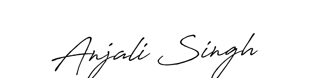 Make a beautiful signature design for name Anjali Singh. Use this online signature maker to create a handwritten signature for free. Anjali Singh signature style 7 images and pictures png