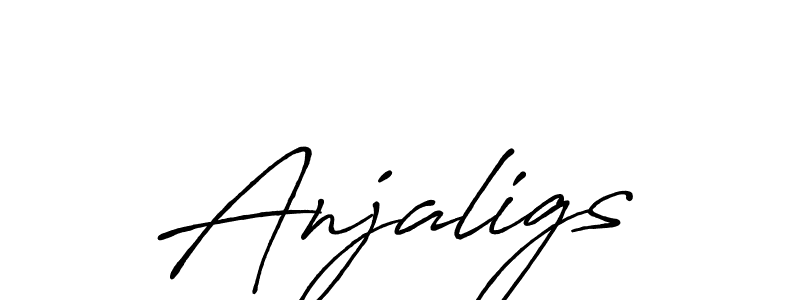 Make a short Anjaligs signature style. Manage your documents anywhere anytime using Antro_Vectra_Bolder. Create and add eSignatures, submit forms, share and send files easily. Anjaligs signature style 7 images and pictures png